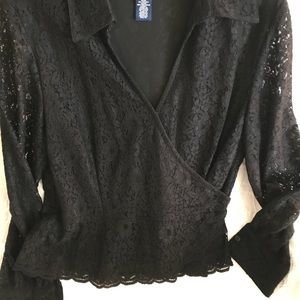 Evan-Picone Lace Top